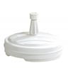 Pied de parasol plastique rond 13l blanc à remplir