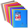 Clairefontaine kover book 17x22 cm 5x5 translucide assortis