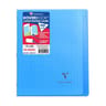Clairefontaine kover book 17x22 cm seyes 96 pages bleu clair translucide