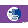 Clairefontaine 20 enveloppes de visite violine 9x14 cm auto-adhésives 120 grammes