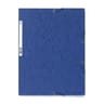 Exacompta chemise élastique 3 rabats carte lustrée bleu