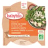 Babybio assiettes pomme de terre haricots verts dinde a l'estragon des 12 mois 230g