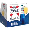 1664 Blanc bière blanche aromatisée 12x25cl 5%vol