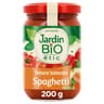Jardin bio etic sauce tomate pour spaghetti bio 200g