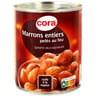 Cora marrons entiers pelés au feu 4/4 510g