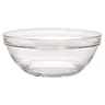 Saladier 17 cm lys empilable verre transparent