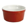 Lot de 2 ramequins 9cm coloris framboise