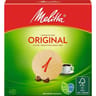 Melitta filtre rond n°1 brun x100 FSC