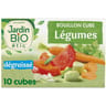 Jardin bio etic bouillon cube légumes dégraissé sans huile palme 10x9g