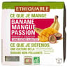 Ethiquable dessert banane mangue passion bio 4x100g