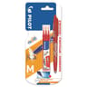 Pilot roller frixion ball effaçable rouge 0.7 mm + 3 recharges rouges