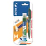 Pilot roller frixion ball effaçable vert + 3 recharges vertes