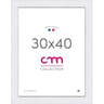 Cadre photo 30x40cm riviera blanc