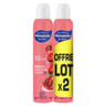 Monsavon déodorant femme spray pierre d'alun grenade & hibiscus 2x200ml