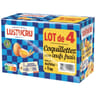 Lustucru coquillettes aux oeufs 250g lot de 4