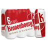 Kronenbourg bière blonde d'Alsace canettes 6x50cl 4.2%vol