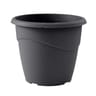 Eda pot Marina diam 25cm non percé - gris anthracite