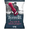 Tyrrell's chips lisses poivre noir et sel 150g