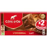 Côte d'or lait 2x200-400g