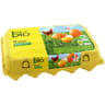 Nature bio oeufs bio x 15 calibre moyen n°0