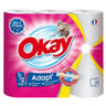 Okay adapt' 3 rouleaux essuie tout blanc