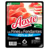 Aoste jambon cru 6 tranches fines et fondantes -25 % de sel 100 g
