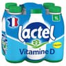 Lactel lait ecrémé uht bouteille 6x1l