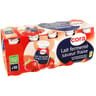 Cora lait fermenté sucré à boire saveur fraise 10x100g
