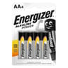 Energizer 4 piles alcalines AA (LR6) alkline power