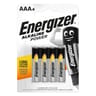 Energizer 4 piles alcalines AAA (LR03) alkaline power