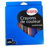 Cora boite 24 Crayons plastique