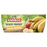 Andros dessert de pommes et de bananes 4x100g