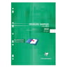 Clairefontaine feuilles simples perforées 21x29.7 cm 200 pages petits carreaux