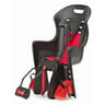 Porte bébé avec fixation cadre noir rouge