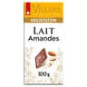 Villars tablette lait amandes grillées 100g
