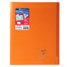 Clairefontaine koverbook cahier piqure 24x32 cm grands carreaux avec rabats 96 pages
