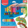 Maped 48 crayons de couleur en  pochette carton