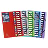 Exacompta trieur à rivets 12 positions polypro translucide crystal colours