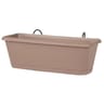EDA Jardinière chorus 30 cm avec support invisible - taupe