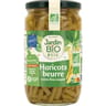 Jardin bio haricots beurre extra fins bio coupés-bio bocal de 660g