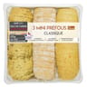 Assortiment 3 mini pains prefou 375g