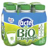 Lactel lait bio écrémé bouteille 6x50cl