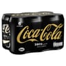 Coca-Cola zéro sucres sans caféine boite 6x33cl