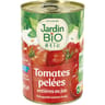 Jardin bio étic tomates entières pelées au jus bio 400g