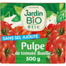 Jardin bio étic pulpe de tomate au basilic bio brique tétra 500g