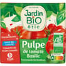 Jardin bio étic pulpe de tomate au basilic bio brique tétra 500g