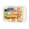 Brochette cabillaud et crevettes au basilc x4