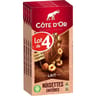 Côte d'or lait noisettes 4X180g-720g