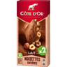 Côte d'or lait noisettes entières 2x180g-360g