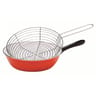 Baumalu poêle à friture induction coloris rouge 26cm